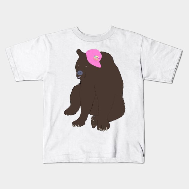 Yang Gang Bear Kids T-Shirt by Fwaudio